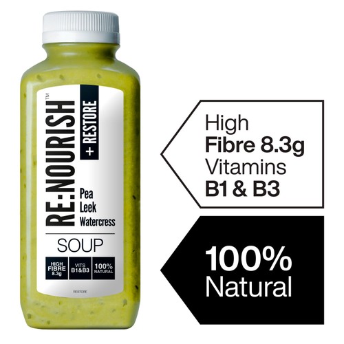 RENOURISH Restore Pea, Leek and Watercress, GLP-1 Friendly Soup