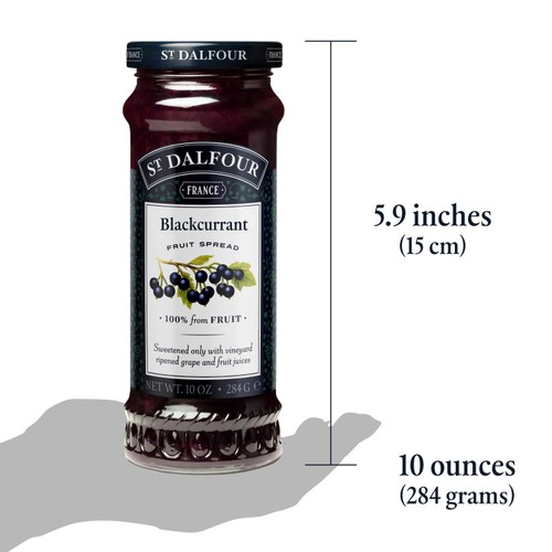 St Dalfour Blackcurrant Fruit Spread