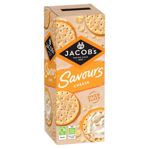 Jacob's Savours Thins Cheese Crackers