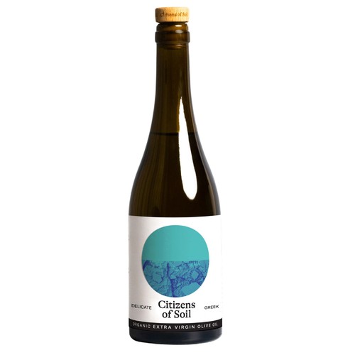 Citizens of Soil Organic Greek Extra Virgin Olive Oil Bottle