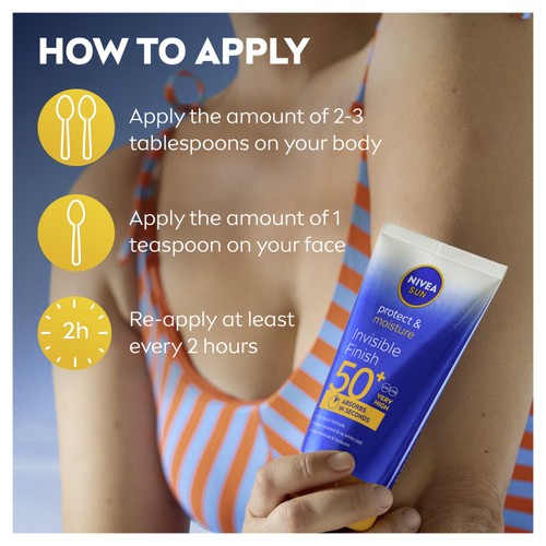 NIVEA Sun Protect & Moisture Invisible Finish SPF50+