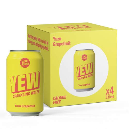 YEW Yuzu Grapefruit Sparkling Water