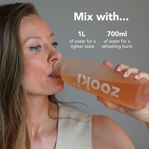 Zooki Electrolytes+ Energy & Focus, Peach Flavour