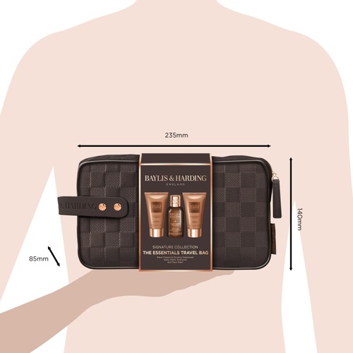Baylis & Harding Men's The Essentials Travel Wash Bag Gift Set
