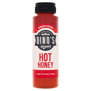 Dino's Famous Hot Honey Habanero Infused