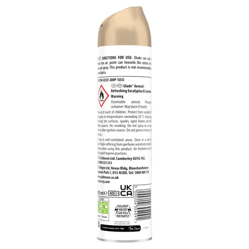 Glade Aerosol Eucalyptus & Lavender Air Freshener
