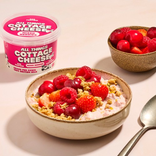 All Things Cottage Cheese Mixed Berries