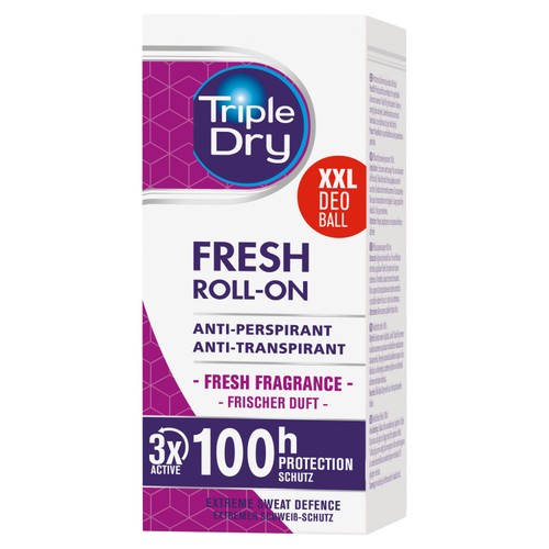 Triple Dry Fresh Fragrance Anti-Perspirant Roll On 100-Hours