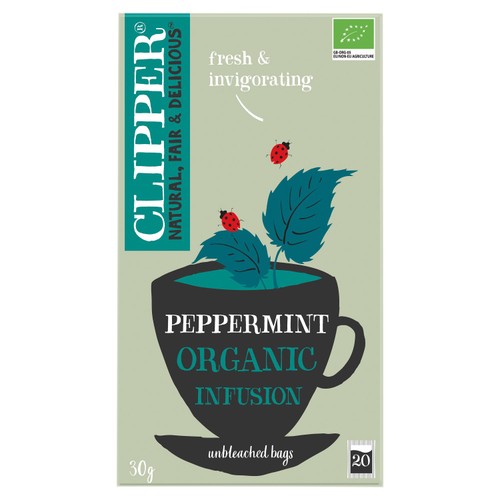 Clipper Organic Peppermint Tea Bags Infusion