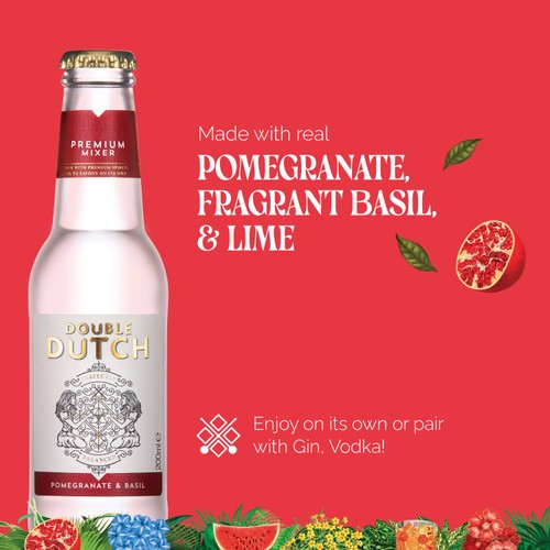 Double Dutch Pomegranate & Basil