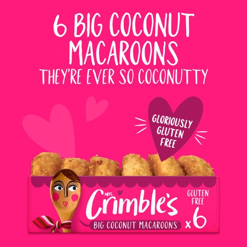 Mrs Crimble's Gluten Free 6 Large Coconut Macaroons