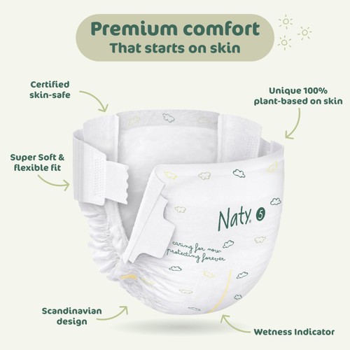 Naty BioEmbrace Big Pack Nappies Size 5 (11-25kg)