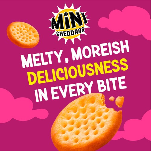 Jacob's Mini Cheddars Cheddar & Red Onion Baked Snacks Multipack