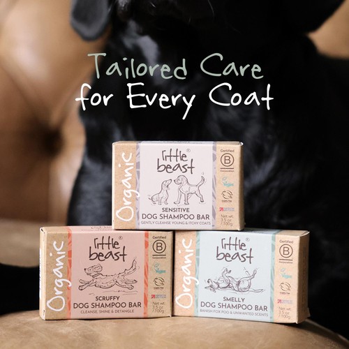 Little Beast Organic Smelly Dog Shampoo Bar