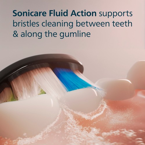 Philips Sonicare W2 Optimal White  Brush Head, Black, 2+1 Pack