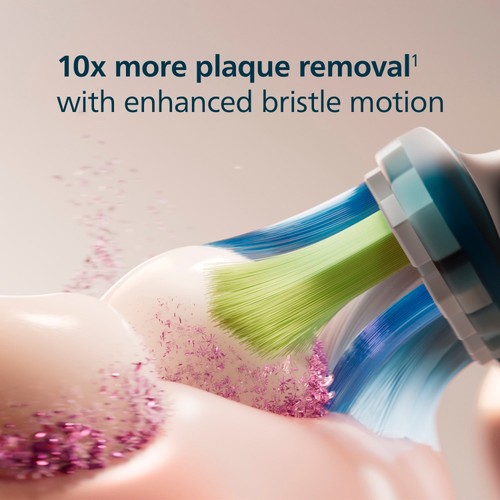 Philips Sonicare C3 Premium Plaque Defence Brush Head, Black, 2+1 Pack