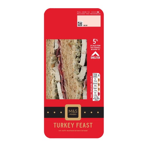 M&S Turkey Feast Christmas Sandwich
