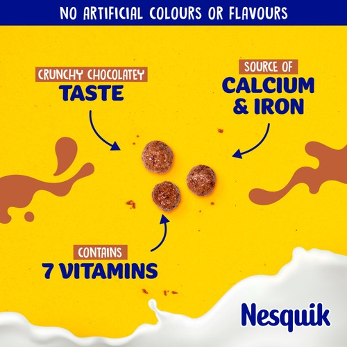 Nesquik Chocolate Minis Breakfast Cereal