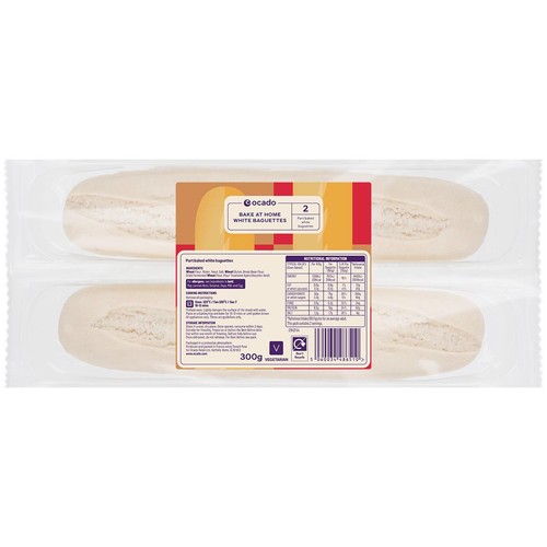 Ocado Bake at Home White Baguettes