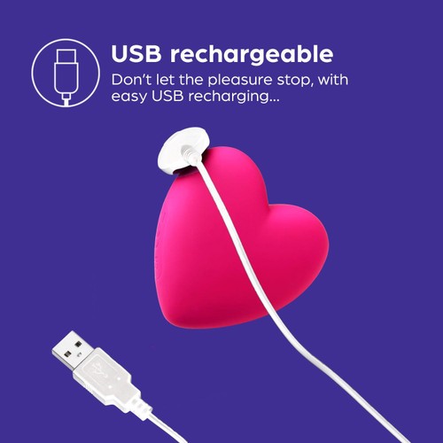 So Divine Je t'aime Heart Vibrator