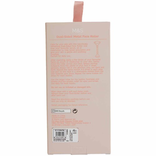M&S Bloom Accessories Soothing and Cooling Metal Face Roller