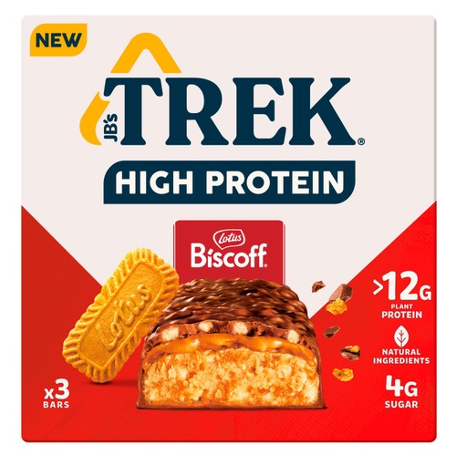 TREK High Protein Biscoff Protein Bars Multipack