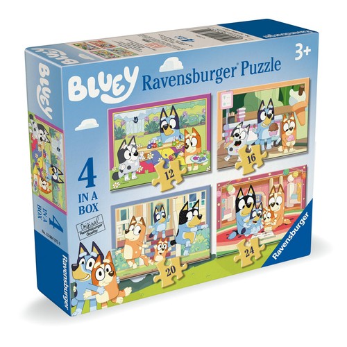 Ravensburger Bluey 4 in a Box Jigsaw Puzzles