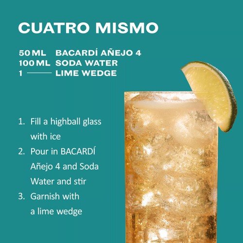 Bacardi Anjeo 4 Year Old Premium Aged Rum