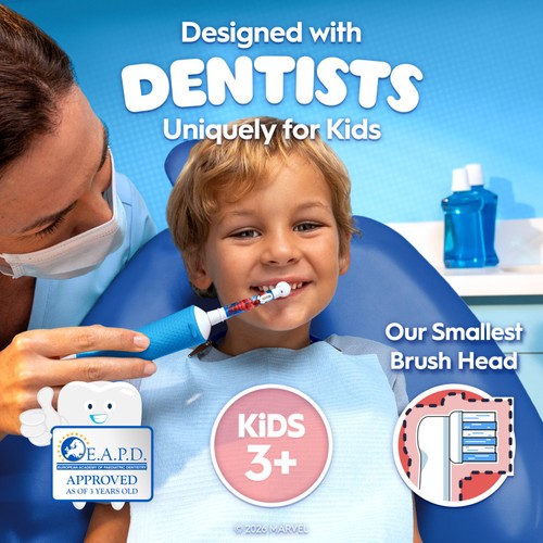 Oral-B Vitality Pro Kids 3+ Marvel Spiderman Electric Toothbrush Giftset