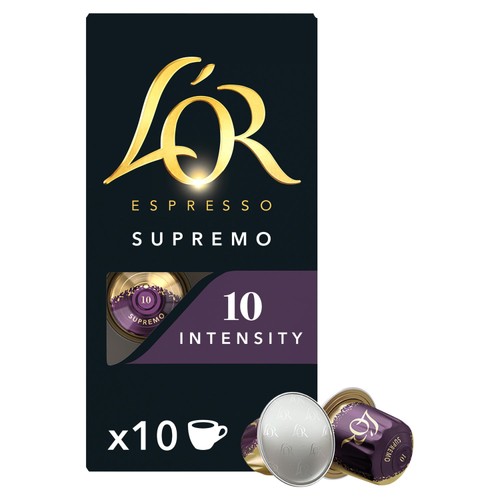 L'OR Espresso Supremo Intensity 10 Coffee Capsules