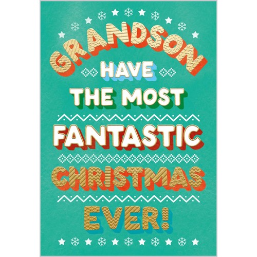 Grandson Christmas Card