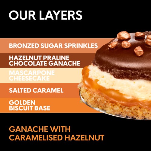 Gu Chocolate Hazelnut Praline Zillionaire Cheesecake Dessert