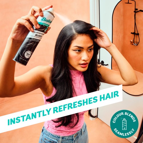 Batiste Hint Of Colour Black Dry Shampoo 