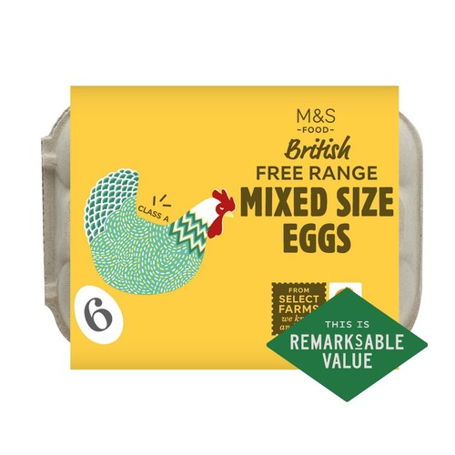 M&S Free Range Mixed Size Eggs