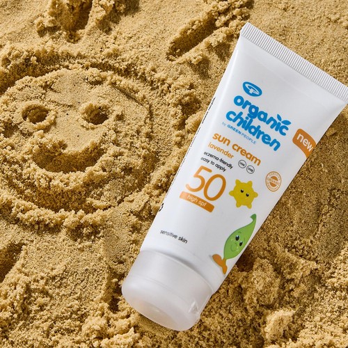 Organic Children Sun Cream SPF50 Lavender