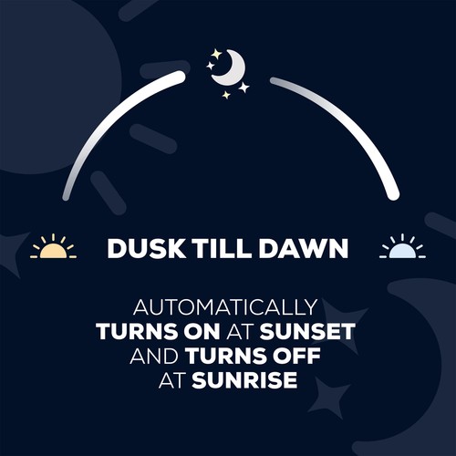 TCP Dusk To Dawn 800LM B22 7W Warm White