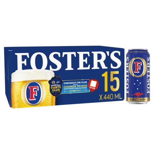 Foster's Lager Beer Cans