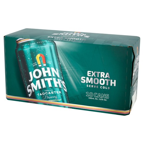 John Smith's Extra Smooth Ale Cans