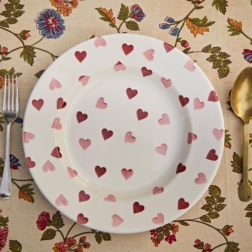Emma Bridgewater Pink Hearts 10 1/2 Inch Plate  