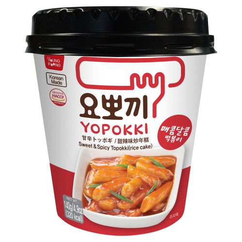 Yopokki Sweet & Spicy Korean Topokki Instant Rice Cake