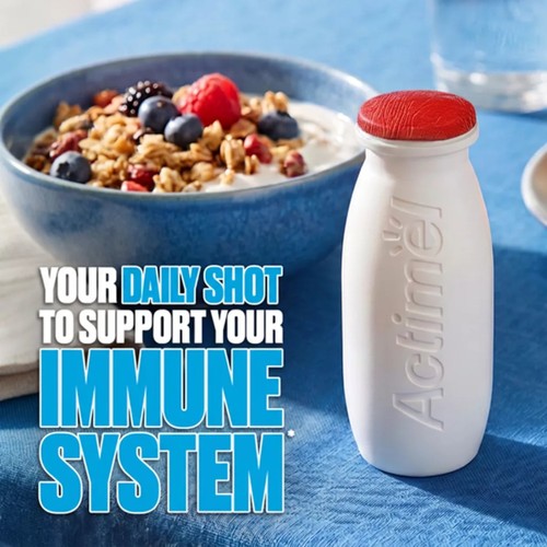Actimel Strawberry Immune Support Yoghurt Drink Multipack