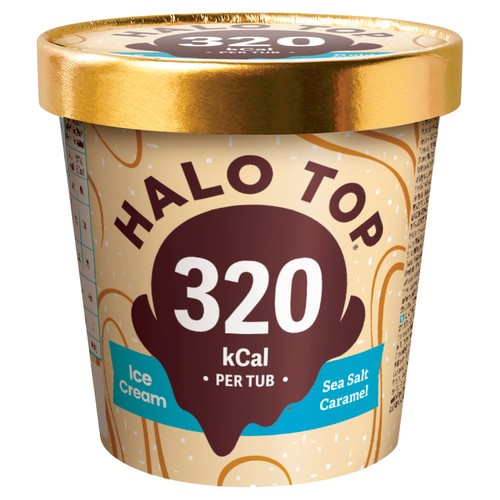 Halo Top Sea Salt Caramel Low Calorie Ice Cream