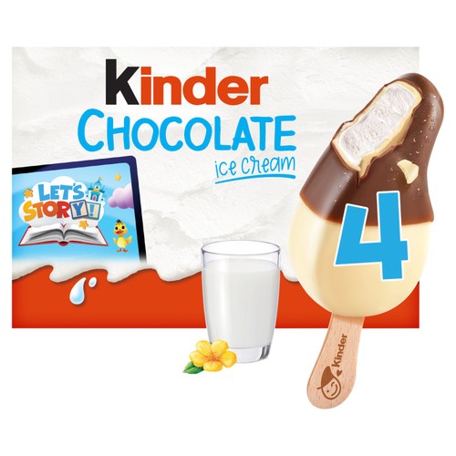 Kinder Chocolate Ice Cream Sticks