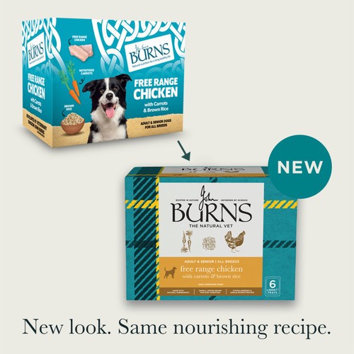 Burns Wet Food Free Range Chicken With Carrots & Brown Rice