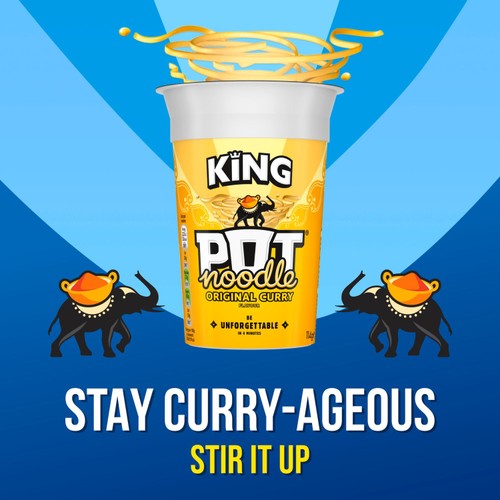 Pot Noodle King Original Curry
