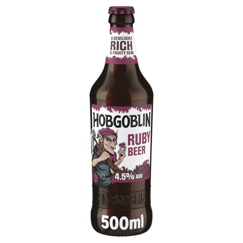 Hobgoblin Ruby Ale Beer Bottle