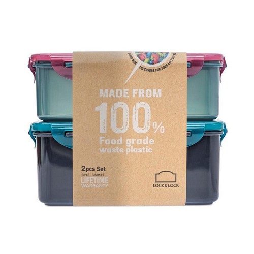 LocknLock Eco 1l & 1.4l Set