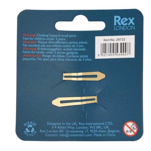 Rex London Glitter Butterfly Hair Clips
