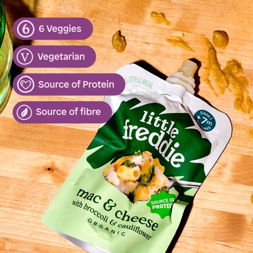 Little Freddie Mac & Cheese Baby Food Pouch 7+ Months