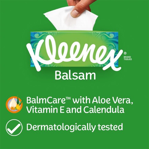 Kleenex Balsam Tissues Box 